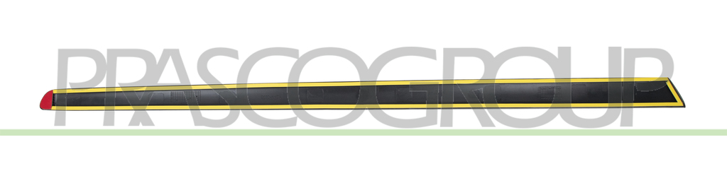 FRONT DOOR MOLDING LEFT-SMOOTH BLACK-FINISH-WITH BIADHESIVE