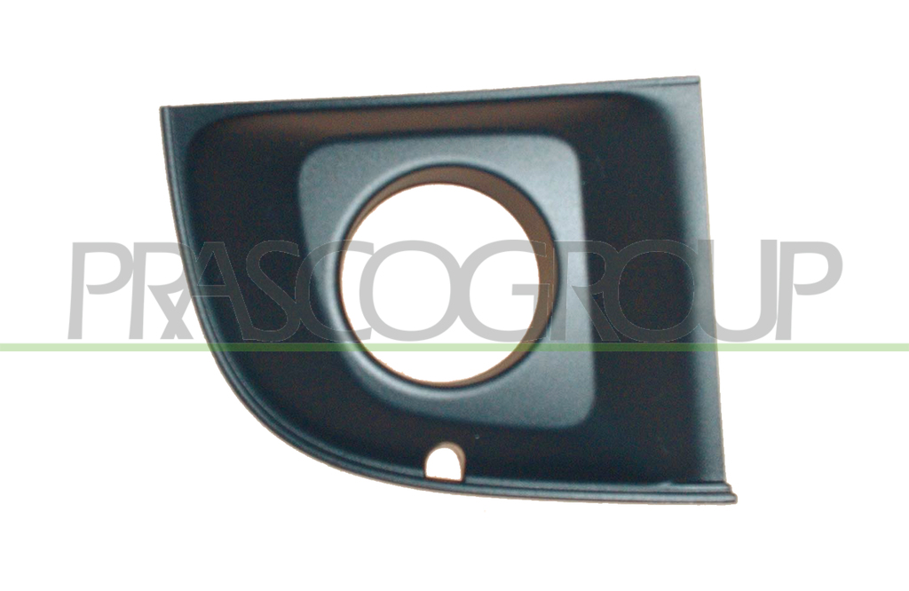 BUMPER GRILLE RIGHT-BLACK-WITH FOG LAMP HOLES