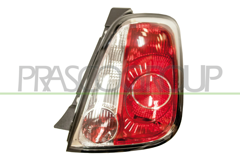 TAIL LAMP RIGHT-WITHOUT BULB HOLDER-BLACK EDGE