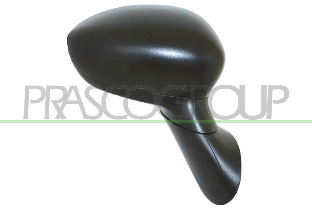DOOR MIRROR RIGHT-ELECTRIC-BLACK-HEATED-WITH SENSOR-CONVEX-CHROME 7H7P