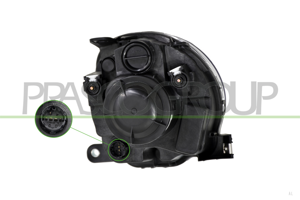 OPTICA DERECHA H7 ELECTRICA-CON MOTOR