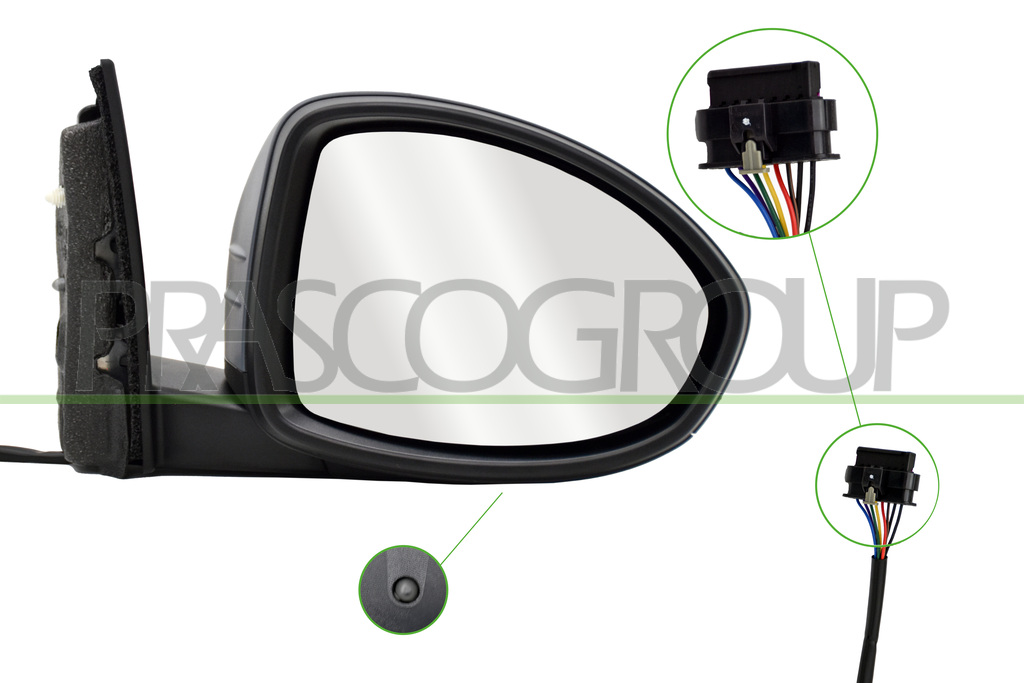 ESPEJO DERECHO-ELECTRICO-IMPRIMADO-TERMICO-CON SONDA