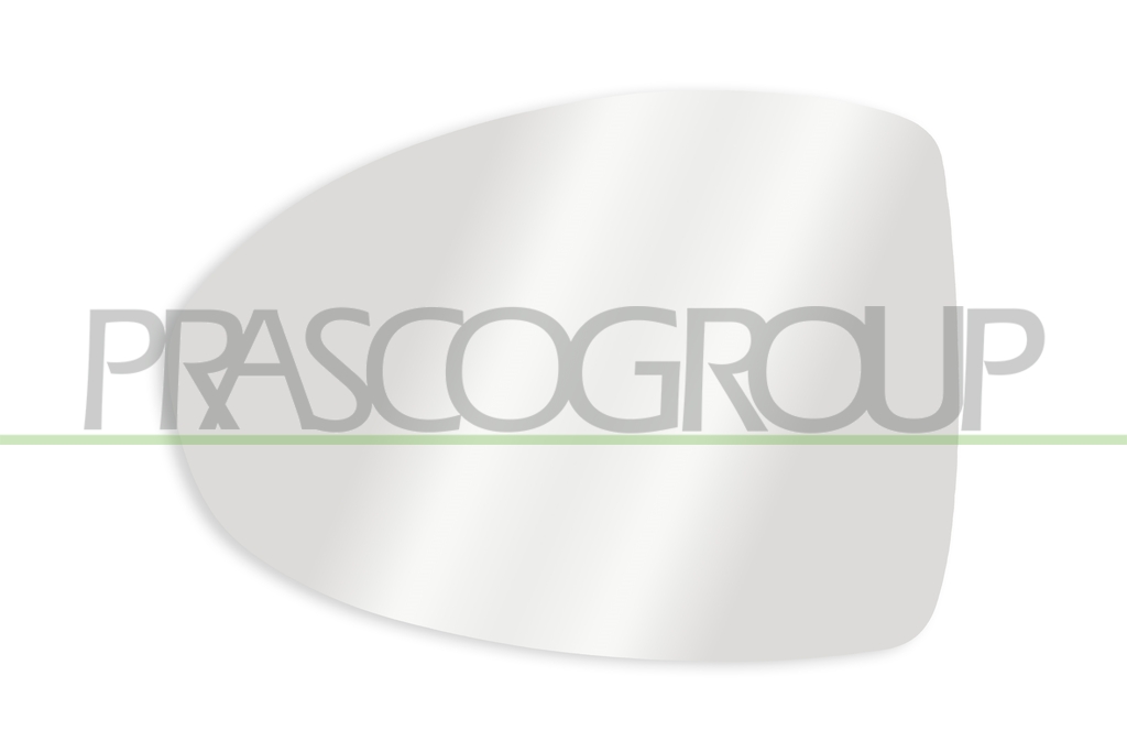 MIRROR GLASS BASE LEFT-CONVEX