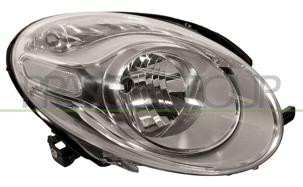 HEADLAMP RIGHT-UPPER H7 ELECTRIC-WITH MOTOR