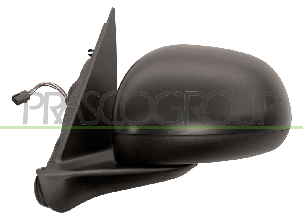 DOOR MIRROR LEFT-ELECTRIC-BLACK-HEATED-ASPHERICAL