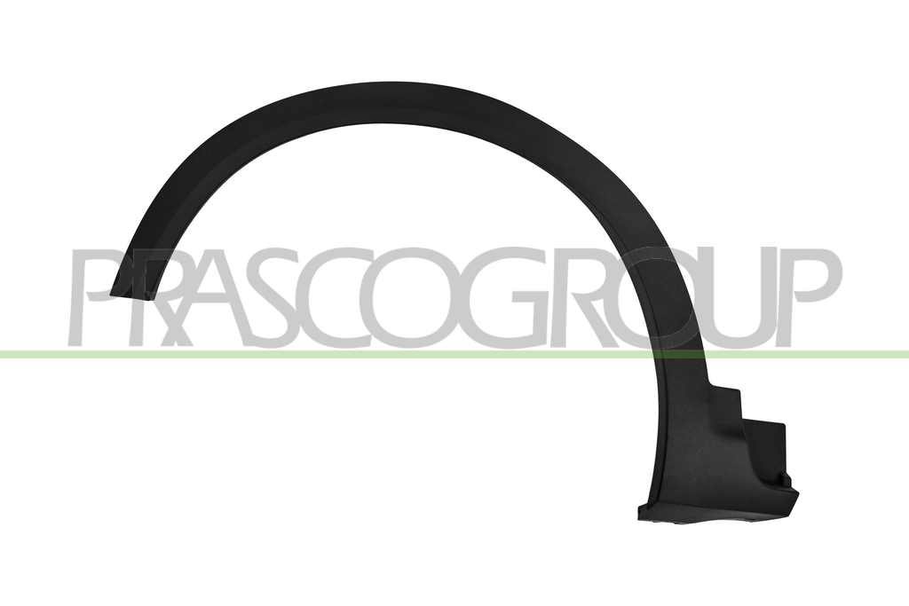 FRONT WHEEL ARCH EXTENSION LEFT-BLACK-TEXTURED FINISH-WITH CLIPS