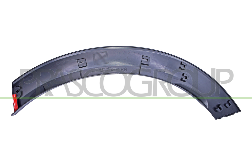 REAR WHEEL ARCH EXTENSION RIGHT-BLACK-TEXTURED FINISH-WITH CLIPS
