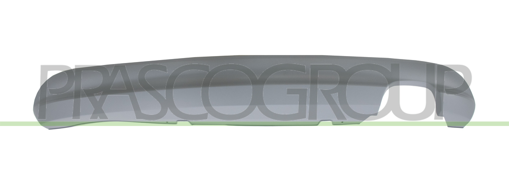 REAR BUMPER SPOILER-PRIMED-WITH SINGLE EXHAUST ON RIGHT SIDE MOD. POP/LOUNGE