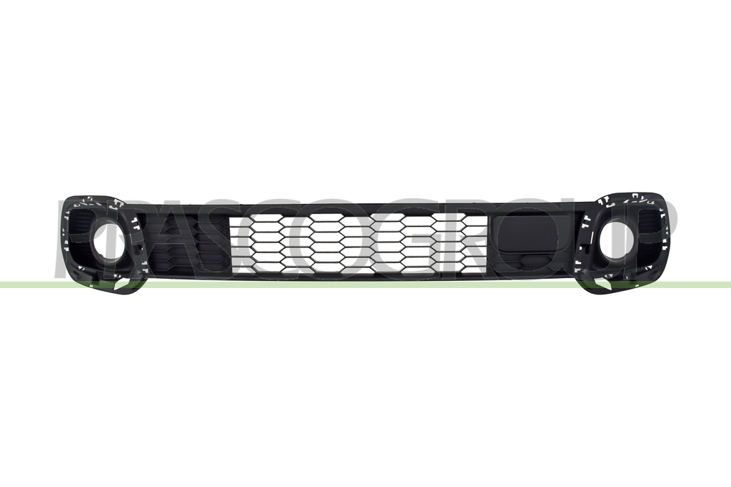 GRILLE CENTRALE DE PARE-CHOCS-AVANT-INFERIEURE-NOIRE-STRUCTUREE-POUR REGULATEUR DE VITESSE