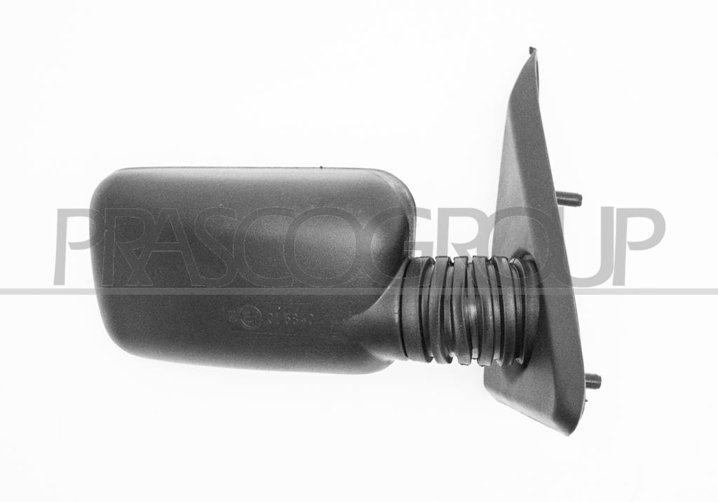 DOOR MIRROR RIGHT-MANUAL-BLACK-CONVEX-CHROME