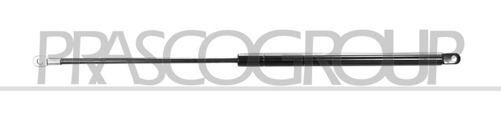 TAILGATE GAS SPRING-WITHOUT PIN - 390 N - L 550 mm - S 235 mm - Ø 18 mm - Ø 8 mm