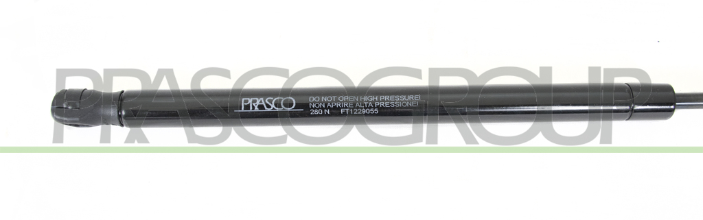 AMORTIGUADOR DE MALETERO DERECHO/IZQUIERDO PORTON TRASERO - 280 N - L 503 mm - C 210 mm - Ø 18 mm - Ø 8 mm
