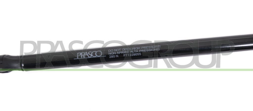 AMORTIGUADOR DE MALETERO DERECHO/IZQUIERDO PORTON TRASERO - 280 N - L 503 mm - C 210 mm - Ø 18 mm - Ø 8 mm