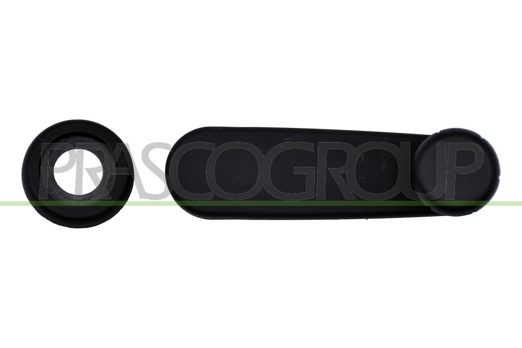 FRONT/REAR WINDOW HANDLE-RIGHT/LEFT-BLACK-TEXTURED FINISH