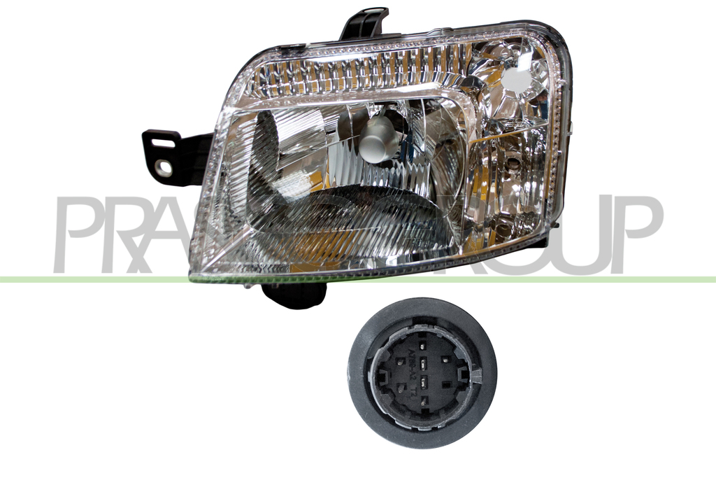 HEADLAMP LEFT H4 ELECTRIC-WITH MOTOR