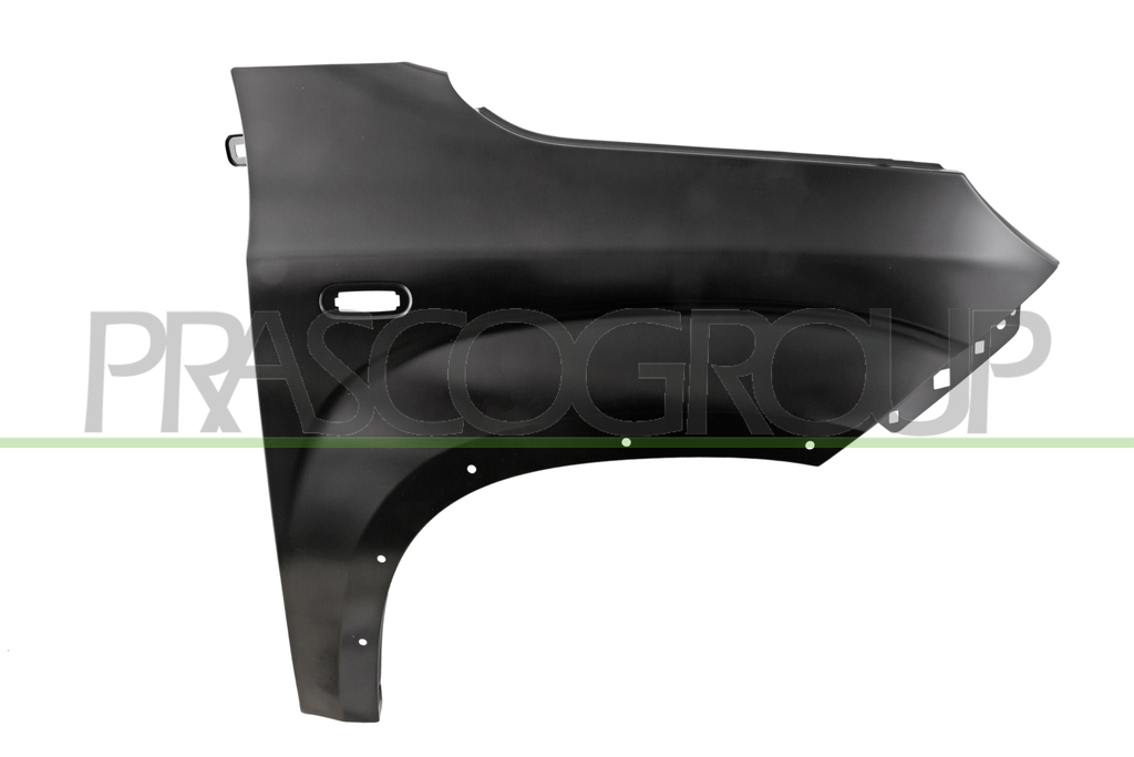 FRONT FENDER RIGHT-WITH SIDE REPEATER AND WING EXTENSION HOLES