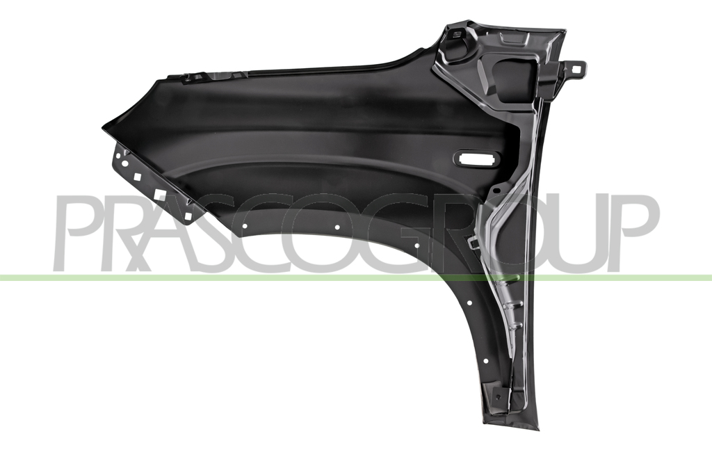 FRONT FENDER RIGHT-WITH SIDE REPEATER AND WING EXTENSION HOLES
