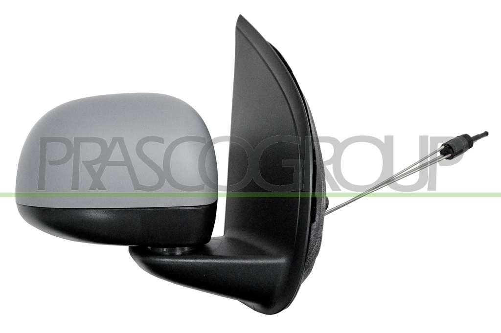 DOOR MIRROR RIGHT-CABLE-PRIMED-WITH SENSOR-CONVEX-CHROME
