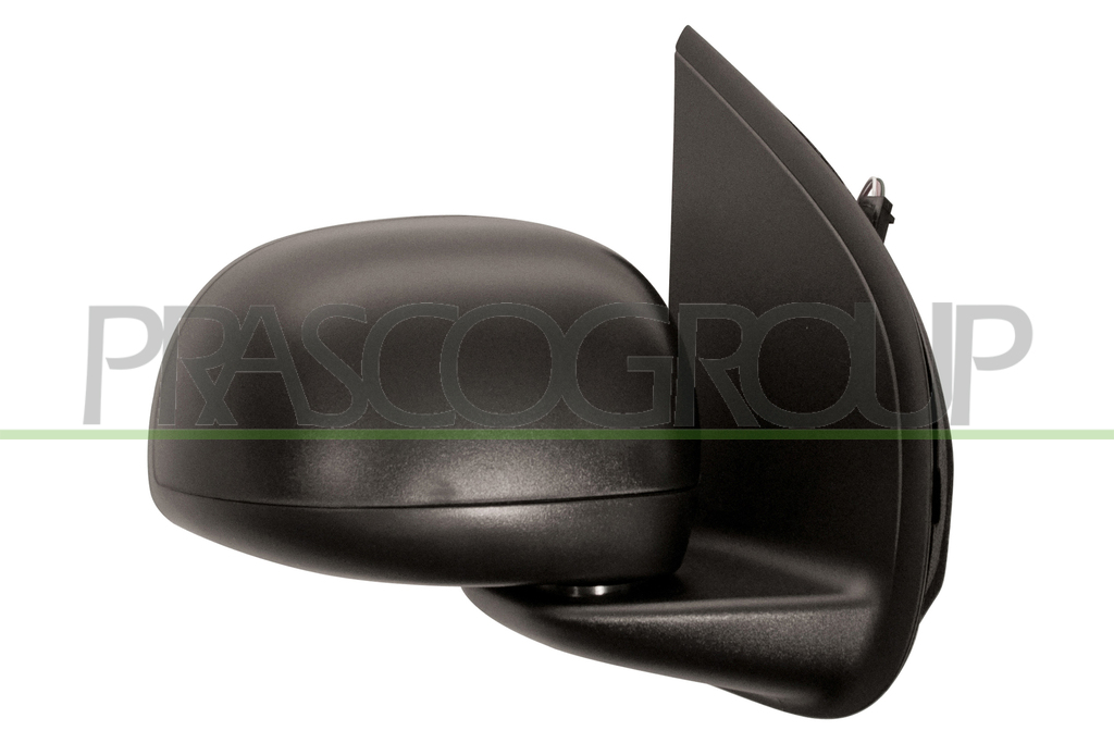 DOOR MIRROR RIGHT-ELECTRIC-BLACK-CONVEX-3 PINS