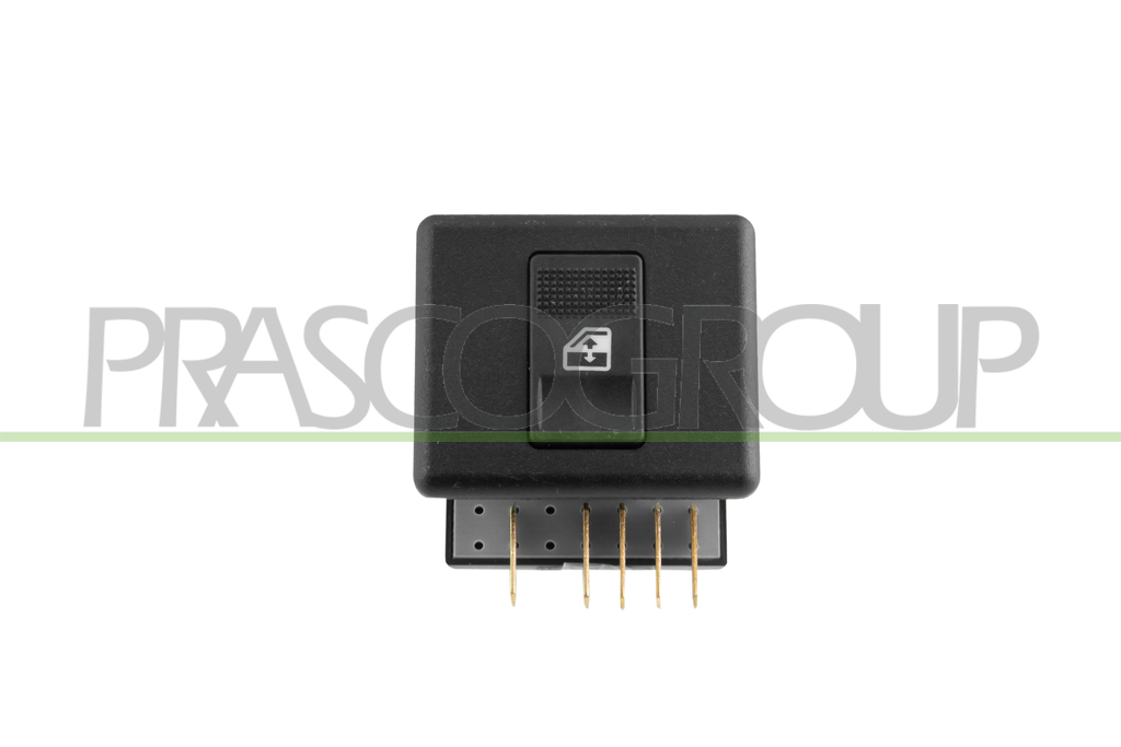INTERRUTTORE ALZACRISTALLO PORTA ANTERIORE DESTRA-NERO-5 PINS