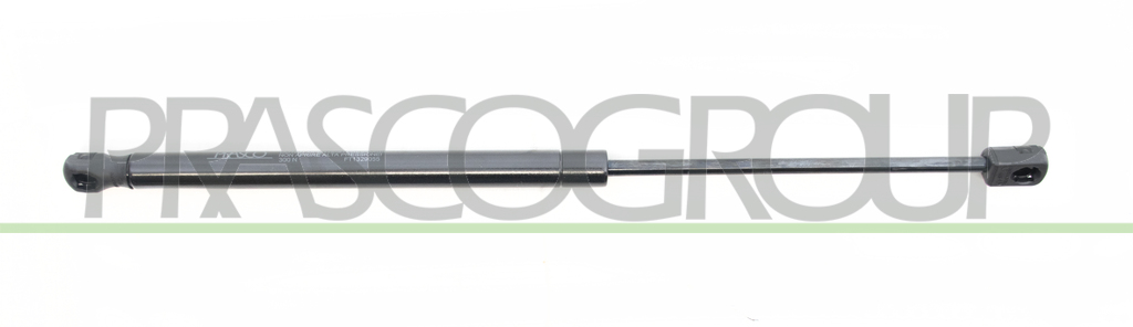 MOLLA A GAS DESTRA/SINISTRA PORTELLONE POSTERIORE - 300 N - L 445 mm - C 180 mm - Ø 18 mm - Ø 8 mm
