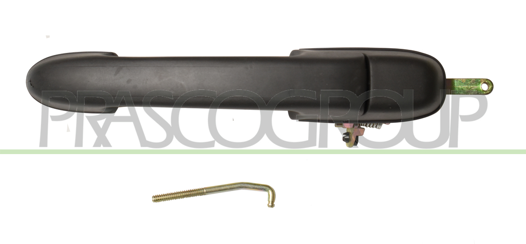REAR DOOR HANDLE RIGHT-OUTER-BLACK-WITHOUT KEY HOLE