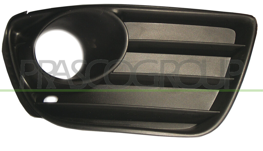 BUMPER GRILLE RIGHT-BLACK-WITH FOG LAMP HOLE