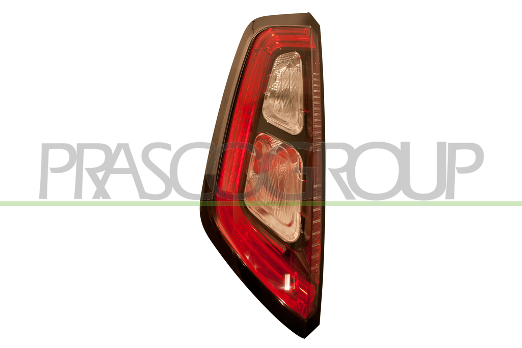 TAIL LAMP LEFT-WITHOUT BULB HOLDER-BLACK EDGE-WITH SNAP-ON ATTACK