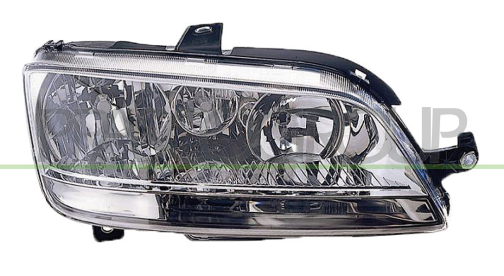 OPTICA DERECHA H7+H1+H1 ELECTRICA-CON MOTOR-SILVER-PILOTO BLANCO MOD. 01/06 >