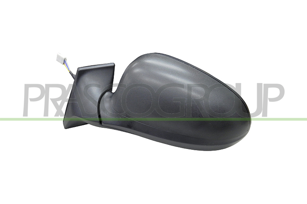 RETROVISORE SINISTRO-ELETTRICO-NERO-TERMICO-CON SONDA-CONVESSO MOD. 08 >