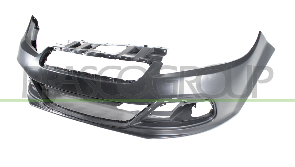 FRONT BUMPER-BLACK-WITH FOG LAMP HOLES