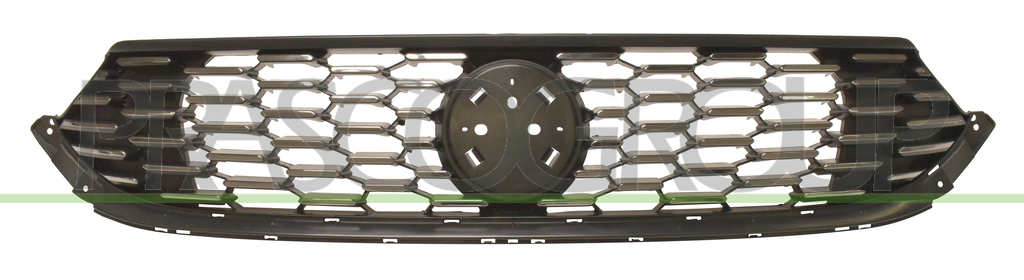 GRILLE CALANDRE NOIRE-AVEC FINITION CHROMEE