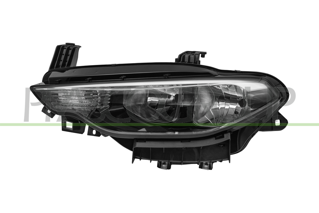 PROIETTORE SINISTRO H7+H15-ELETTRICO-CON MOTORE-NERO-VERSIONE A.L. MOD. 10/20 >
