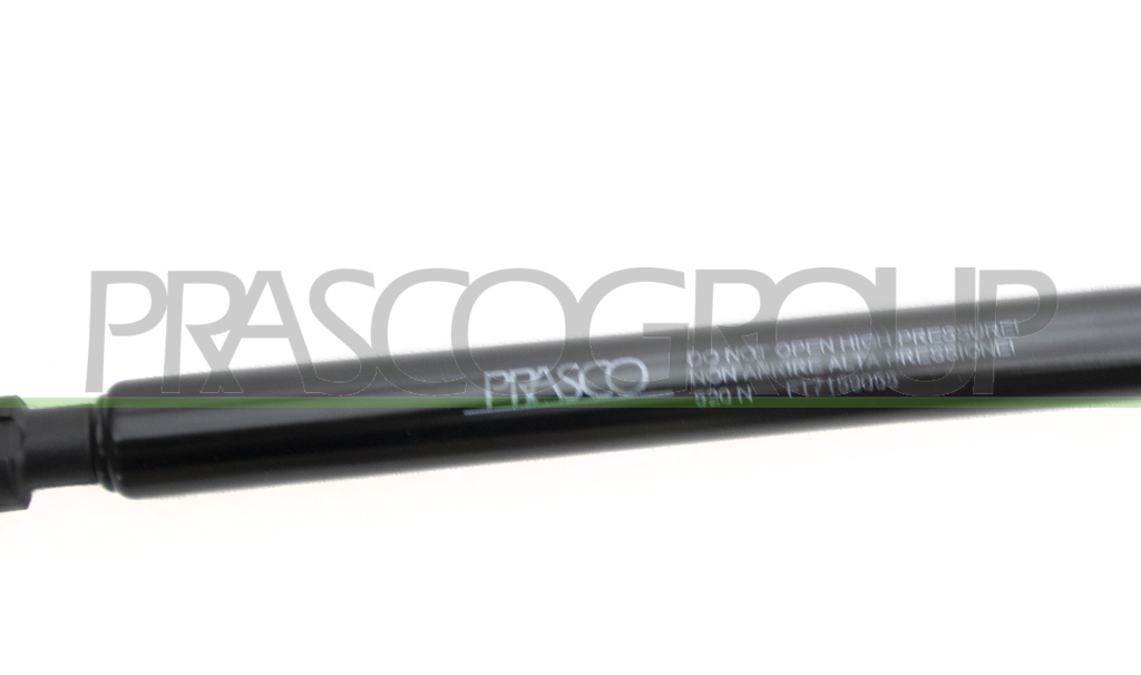 TAILGATE GAS SPRING RIGHT/LEFT - 520 N - L 507 mm - S 215 mm - Ø 18 mm - Ø 8 mm