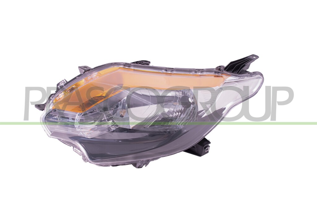 HEADLAMP LEFT H4 ELECTRIC-BLACK-WITH MOTOR