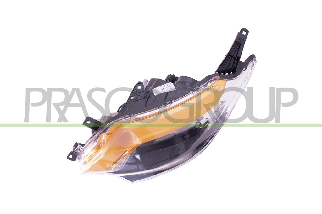 HEADLAMP LEFT H4 ELECTRIC-BLACK-WITH MOTOR