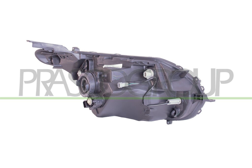 HEADLAMP LEFT H4 ELECTRIC-BLACK-WITH MOTOR