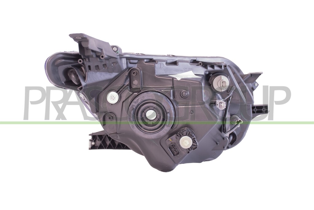 HEADLAMP LEFT H4 ELECTRIC-BLACK-WITH MOTOR