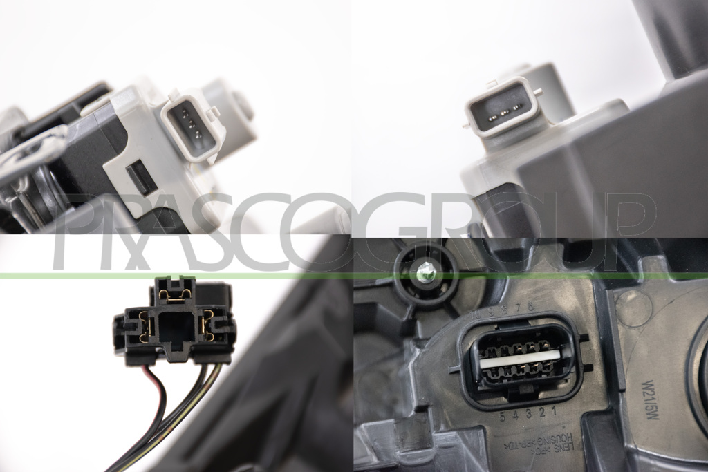 OPTICA DERECHA H4 ELECTRICA-CON MOTOR-CON LUZ W21/5W