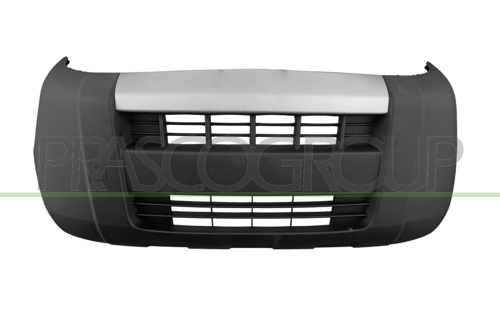 FRONT BUMPER-BLACK-WITH SILVER BAND MOD. VAN