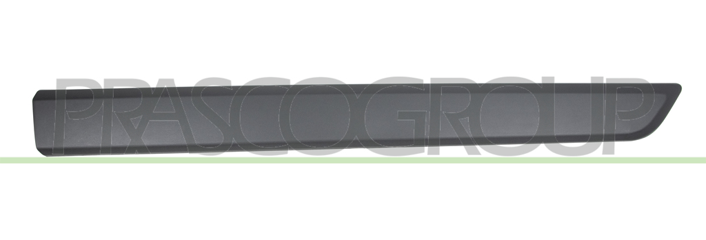 FRONT DOOR MOLDING-RIGHT-WITH CLIPS-BLACK-TEXTURED FINISH