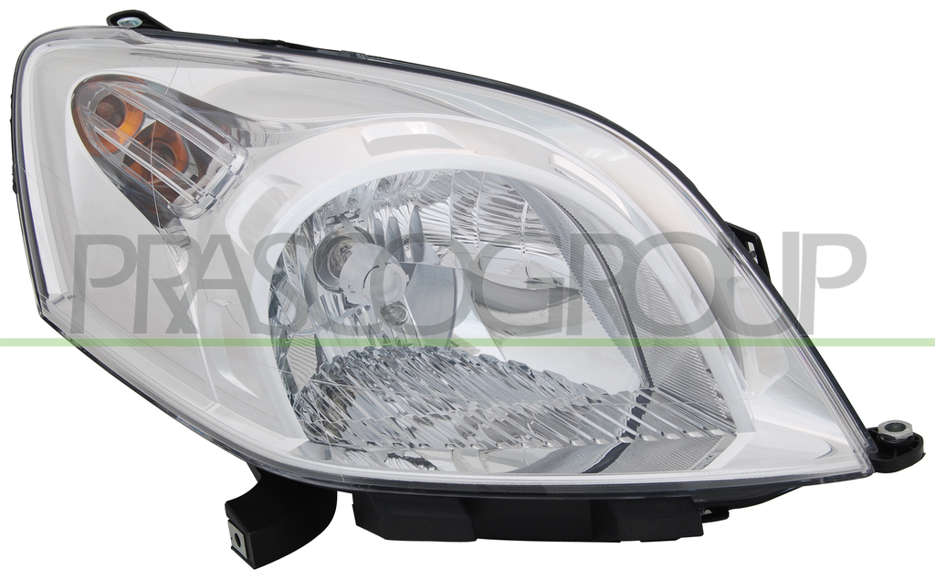 HEADLAMP RIGHT H4 ELECTRIC-WITH MOTOR