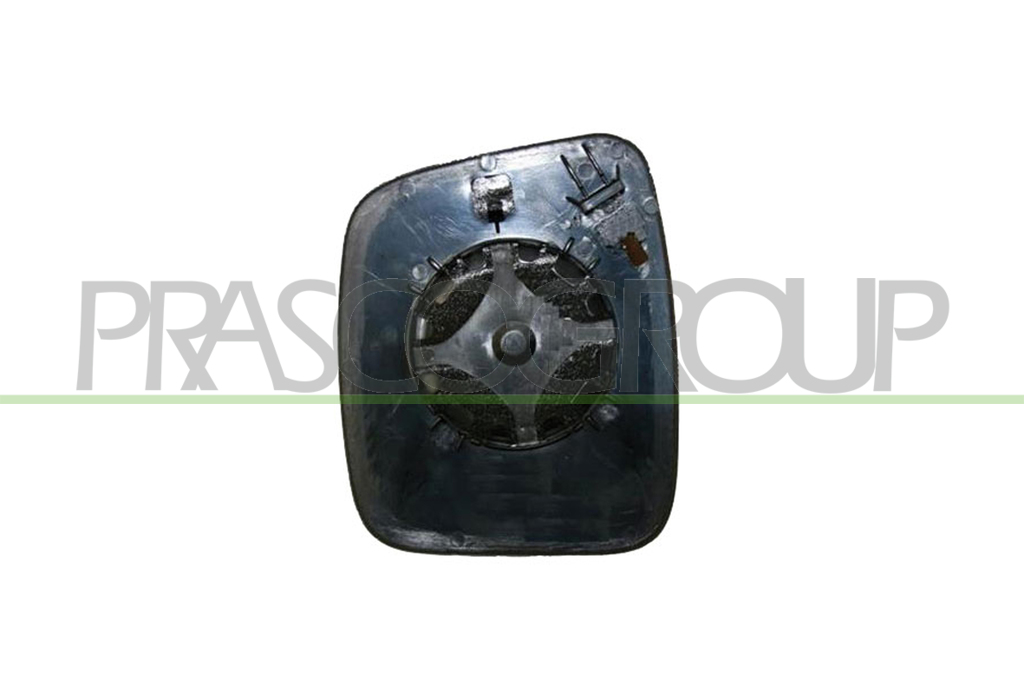 MIRROR GLASS BASE LEFT-HEATED-CONVEX-CHROME