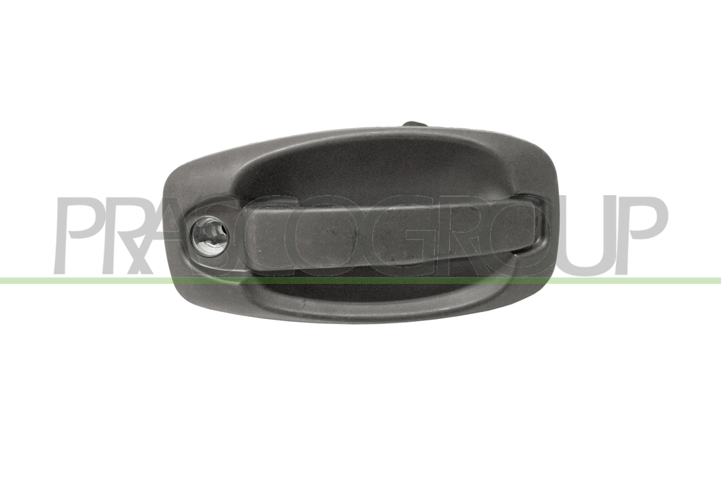 REAR SWING DOOR HANDLE-OUTER-WITH KEY HOLE-BLACK