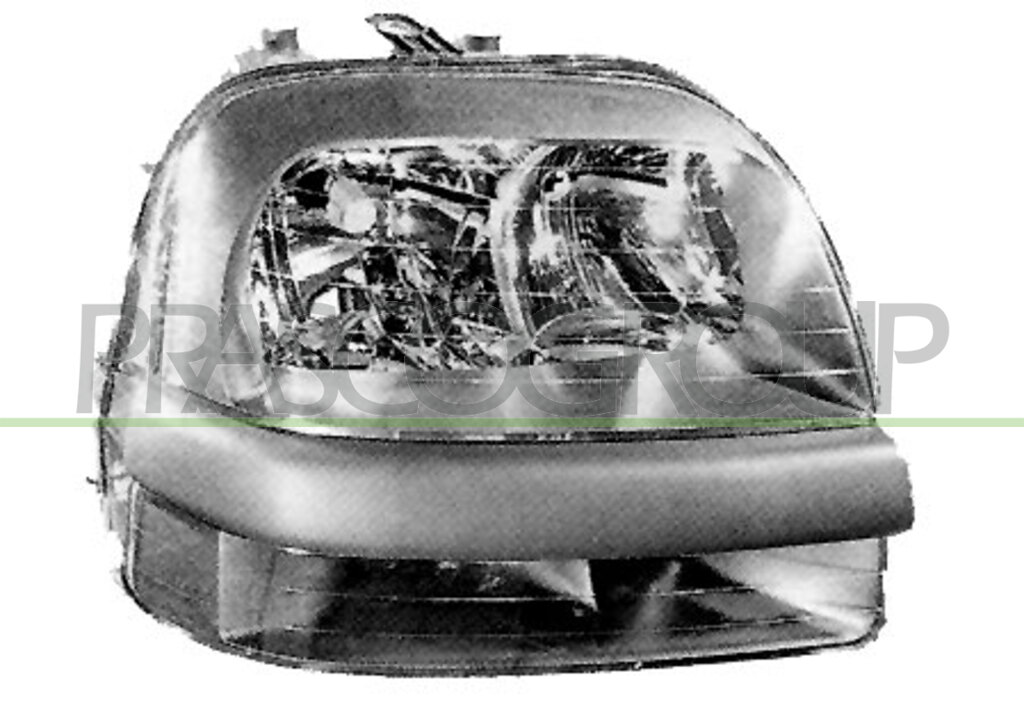 SCHEINWERFER LINKS H1+H1+H7-MIT LWR-OHNE MOTOR-MIT LOECHERN FUER NSW