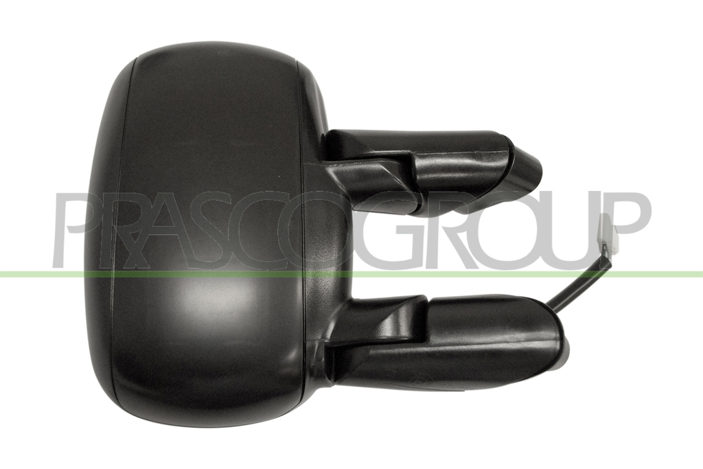 DOOR MIRROR RIGHT-ELECTRIC-BLACK-HEATED-CONVEX-CHROME