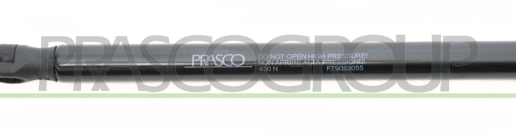 TAILGATE GAS SPRING RIGHT/LEFT - 430 N - L 866 mm - S 360 mm - Ø 18 mm - Ø 8 mm MOD. 10/04 >