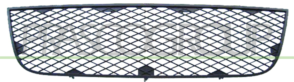 GRILLE CENTRALE DE PARE-CHOCS AVANT-NOIRE