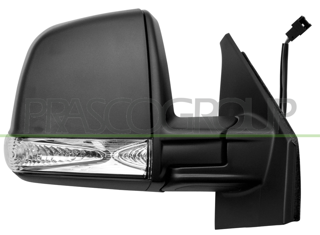 RETROVISORE DESTRO-ELETTRICO-NERO-TERMICO-CON FANALE-6 PINS MOD. COMBI/PANORAMA