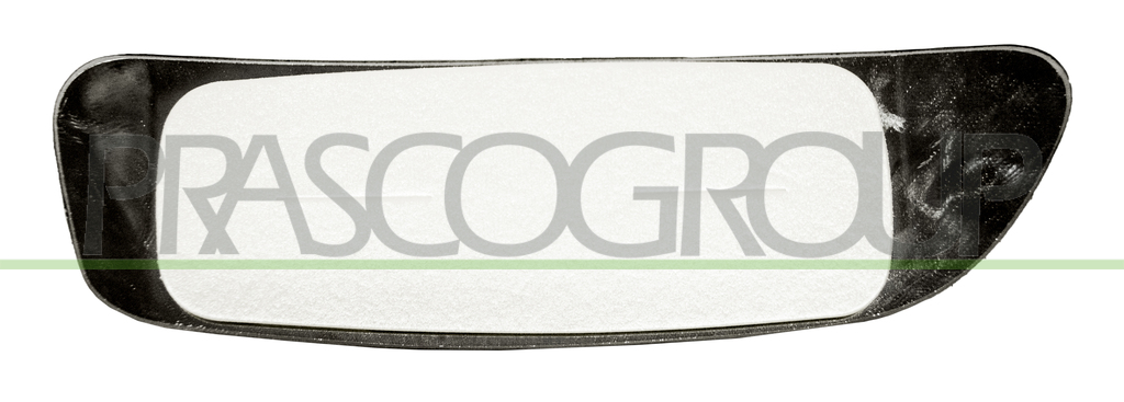 MIRROR GLASS BASE LEFT-LOWER-CONVEX-CHROME